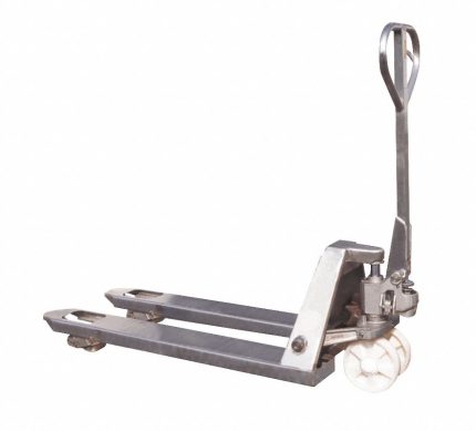 DAYTON Corrosion-Resistant Manual Pallet Jack: 5,500 lb Load Capacity, 48 in x 6 5/16 in, 20 1/2 in