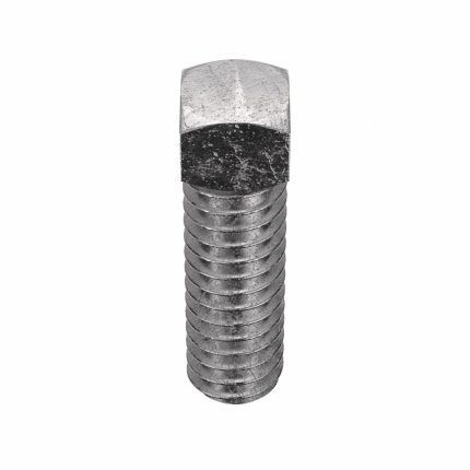 Socket Set Screw: 1/4"-20 Thread Size, 3/4 in Overall Lg, Cup pt, Stainless Steel, Plain, 10 PK