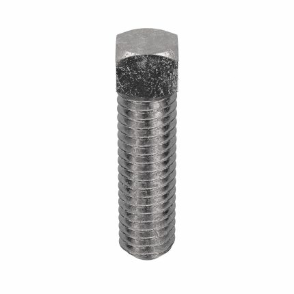 Socket Set Screw: 3/8"-16 Thread Size, 1 1/4 in Overall Lg, Cup pt, Stainless Steel, Plain, 5 PK