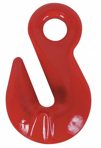 DAYTON Grab Hook: 12,000 lb Working Load Limit, 80 Hook Grade, Alloy Steel, 21/32 in Material Thick