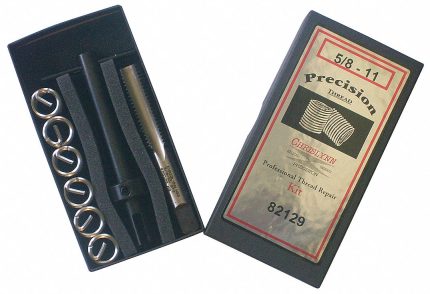 APPROVED VENDOR Thread Repair Kit: Free-Running, 1/4"-19 Thread Size, 3/8 in Overall Lg, Plain