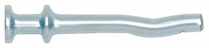 DEWALT Pre-Expanded Anchor: 1/4 in Dia, 2 3/4 in Overall Lg, Flat, Steel, Zinc Plated, 100 PK