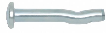 DEWALT Pre-Expanded Anchor: 1/4 in Dia, 2 1/2 in Overall Lg, Round, Steel, Zinc Plated, 100 PK