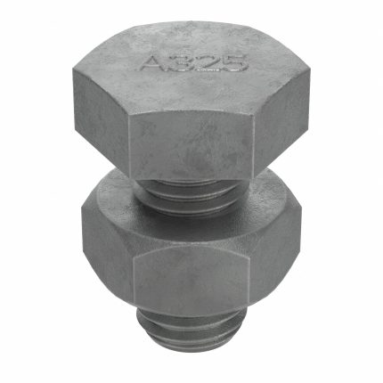 Structural Bolt: Steel, A325 Type 1, Hot Dipped Galvanized, 5/8"-11 Thread Size, 1 1/4 in lg