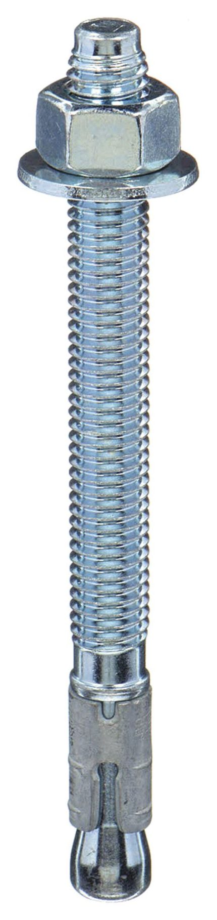 APPROVED VENDOR Wedge Anchor: 3 in Overall Lg, 3/8 in Dia, 3/8"-16 Thread Size, Steel, Steel, 10 PK