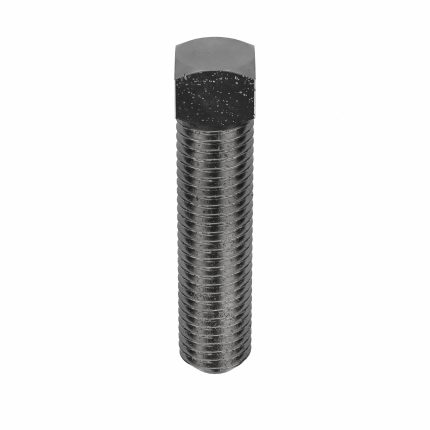 Socket Set Screw: 3/4"-10 Thread Size, 3 1/2 in Overall Lg, Cup pt, Steel, Plain, 5 PK