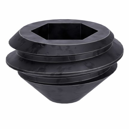 Socket Set Screw: 5/16"-18 Thread Size, 3/16 in Overall Lg, Cup pt, Alloy Steel, Black Oxide, 100 PK