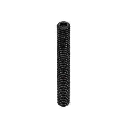 Socket Set Screw: 5/16"-18 Thread Size, 2 1/2 in Overall Lg, Cup pt, Alloy Steel, Black Oxide, 50 PK