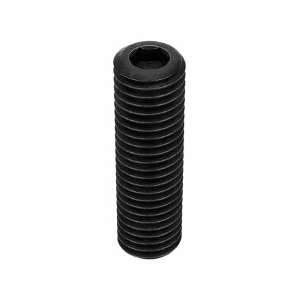 Socket Set Screw: 5/8"-11 Thread Size, 2 1/4 in Overall Lg, Cup pt, Alloy Steel, Black Oxide, 10 PK