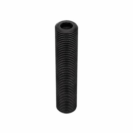 Socket Set Screw: 1/2"-20 Thread Size, 2 1/2 in Overall Lg, Cup pt, Alloy Steel, Black Oxide, 10 PK