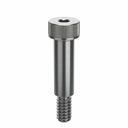 Shoulder Screw: Std Shoulder Screw, #10-24 Thr Size, 3/8 in Thr Lg, 1 1/4 in Shoulder Lg, Std, 5 PK