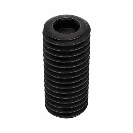 Socket Set Screw: 5/8"-11 Thread Size, 1 1/2 in Overall Lg, Cup pt, Alloy Steel, Black Oxide, 10 PK