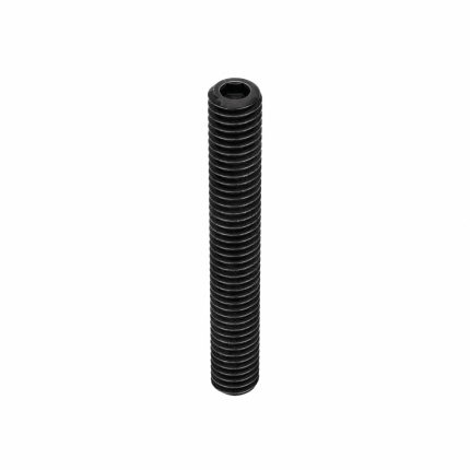 Socket Set Screw: M4x0.7 Thread Size, 30 mm Overall Lg, Cup pt, Steel, Black Oxide, Socket, 100 PK