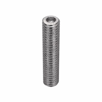 Socket Set Screw: M4x0.7 Thread Size, 20 mm Overall Lg, Cup pt, Stainless Steel, Plain, 100 PK