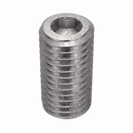 Socket Set Screw: M12x1.75 Thread Size, 25 mm Overall Lg, Cup pt, Stainless Steel, Plain, 50 PK
