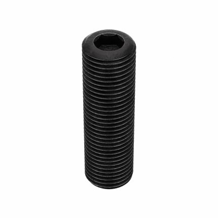 Socket Set Screw: 1/2"-20 Thread Size, 1 3/4 in Overall Lg, Cup pt, Alloy Steel, Black Oxide, 25 PK