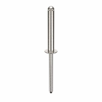 Blind Rivet,2 1/2" L,0.188" dia,PK250: Inch, 2 1/2 in Overall Lg, 1 3/16 in Body Lg, Dome, 250 PK