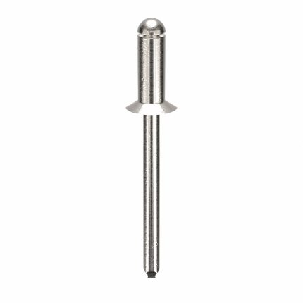 Blind Rivet,1 3/4" L,0.188" dia,PK250: Inch, 1 3/4 in Overall Lg, 29/64 in Body Lg, Open End, 250 PK