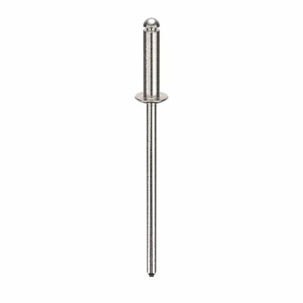 Blind Rivet,1 7/15" L,0.094" dia,PK500: Inch, 1 15/32 in Overall Lg, 3/8 in Body Lg, Dome, 500 PK