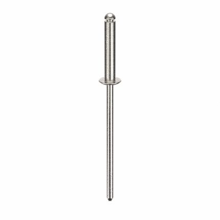 Blind Rivet,1 45/76" L,0.094" dia,PK500: Inch, 1 19/32 in Overall Lg, 1/2 in Body Lg, Dome, 500 PK