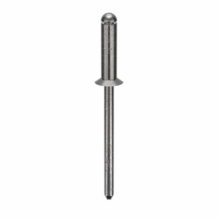 Blind Rivet,1 43/51" L,0.156" dia,PK500: Inch, 1 27/32 in Overall Lg, 35/64 in Body Lg, 500 PK