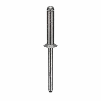 Blind Rivet,2 5/39" L,0.188" dia,PK250: Inch, 2 1/8 in Overall Lg, 53/64 in Body Lg, Steel, 250 PK