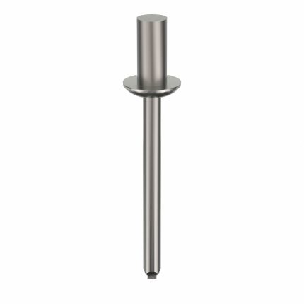 Blind Rivet,1.736" L,0.188" dia,PK250: Inch, 1 47/64 in Overall Lg, 13/32 in Body Lg, Dome, 250 PK