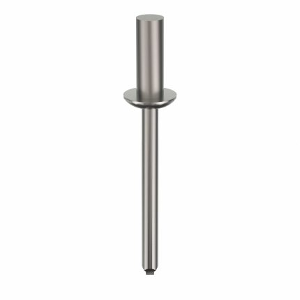 Blind Rivet,1.736" L,0.188" dia,PK250: Inch, 1 47/64 in Overall Lg, 17/32 in Body Lg, Dome, 250 PK