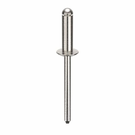 Blind Rivet,2 in L,0.188 in dia,PK250: Inch, 2 in Overall Lg, 5/8 in Body Lg, Dome, Aluminum, 250 PK