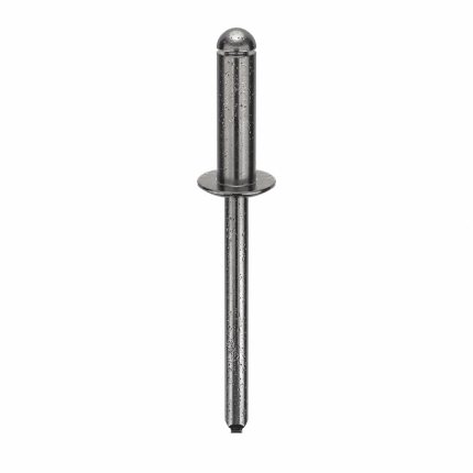 Blind Rivet,2 in L,0.188 in dia,PK250: Inch, 2 in Overall Lg, 5/8 in Body Lg, Dome, Steel, 250 PK