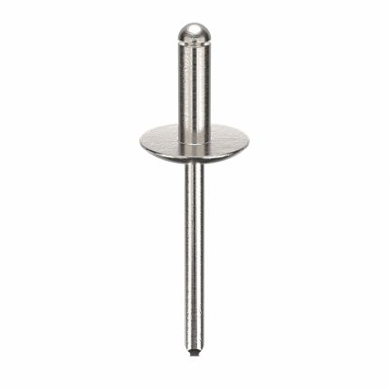 Blind Rivet,2 in L,0.188 in dia,PK250: Inch, 2 in Overall Lg, 9/16 in Body Lg, Flanged, 250 PK