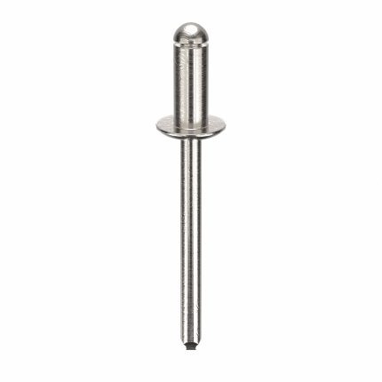 Blind Rivet,1.747" L,0.188" dia,PK250: Inch, 1 3/4 in Overall Lg, 7/16 in Body Lg, Flanged, 250 PK