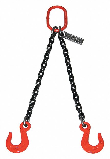 LIFT-ALL Chain Sling: 7/32 in Chain Trade Size, 100 Chain Grade, Sling Hook, Alloy Steel, Fixed