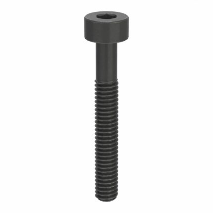 Socket Head Cap Screw: #6-40 Thread Size, 1 in Lg, Std, Black Oxide, Steel, 0.125 in Head Ht, 100 PK