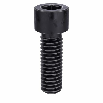Socket Head Cap Screw: 3/8"-16 Thread Size, 1 1/8 in Lg, Std, Black Oxide, Alloy Steel, 100 PK