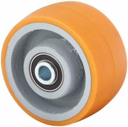APPROVED VENDOR Caster Wheel: 6 in Wheel Dia., 3 in Wheel Wd, Polyurethane, 2,000 lb Load Rating