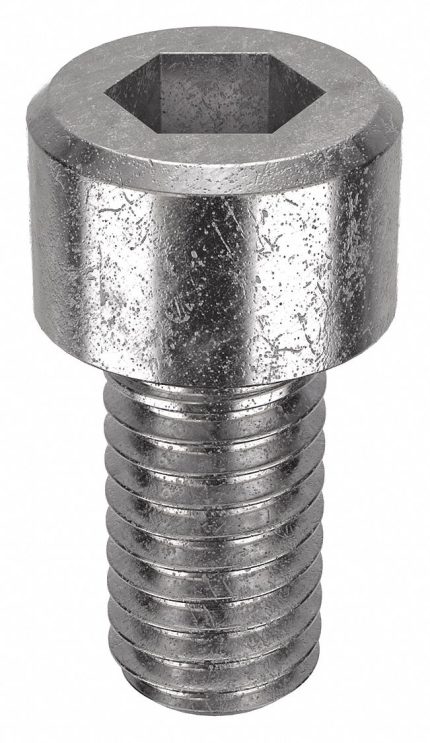Socket Head Cap Screw: #10-32 Thread Size, 3/8 in Lg, Std, NL-19, Stainless Steel, 18-8, 100 PK