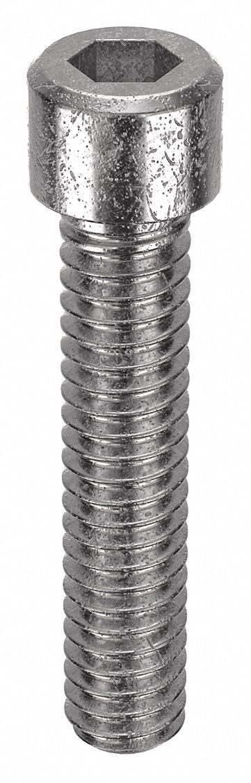Socket Head Cap Screw: 1/4"-20 Thread Size, 1 1/4 in Lg, Std, NL-19, Stainless Steel, 18-8, 50 PK