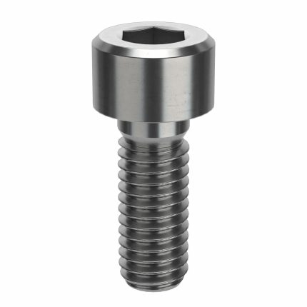 Socket Head Cap Screw: M6-1 Thread Size, 16 mm Lg, Std, NL-19, Stainless Steel, 18-8, 100 PK