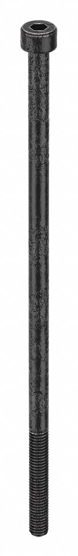 Socket Head Cap Screw: M4-0.7 Thread Size, 110 mm Lg, Std, Black Oxide, Steel, Class 12.9, 50 PK