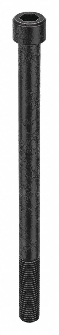 Socket Head Cap Screw: M24-3 Thread Size, 360 mm Lg, Std, Black Oxide, Steel, Class 12.9