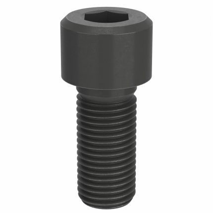 Socket Head Cap Screw: M27-3 Thread Size, 60 mm Lg, Std, Black Oxide, Steel, Class 12.9, 5 PK