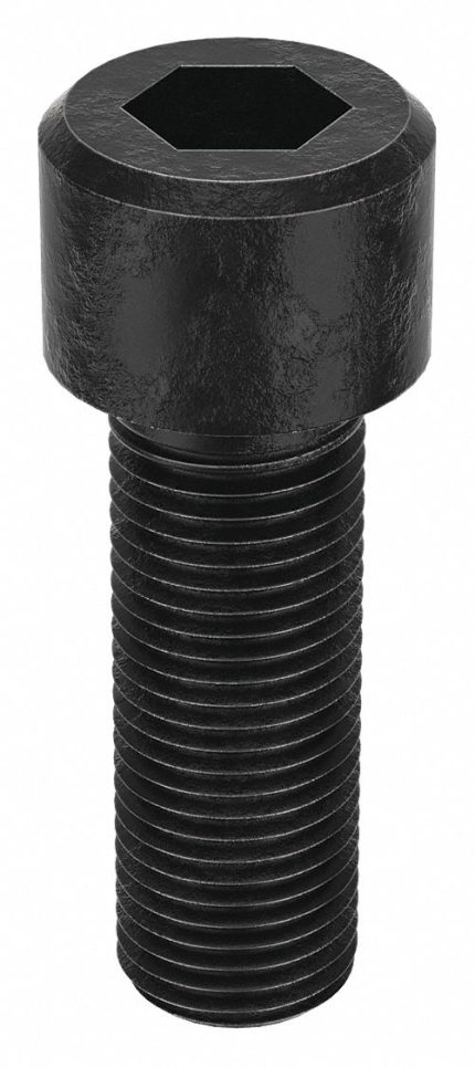 Socket Head Cap Screw: M48-5 Thread Size, 140 mm Lg, Std, Black Oxide, Steel, Class 12.9
