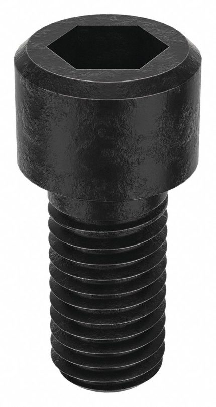 Socket Head Cap Screw: M12-1.25 Thread Size, 25 mm Lg, Std, Black Oxide, Steel, Class 12.9, 50 PK