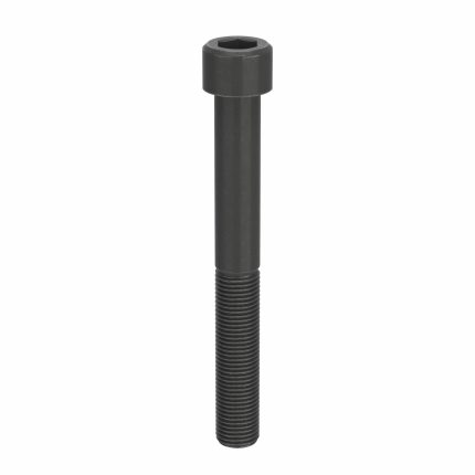 Socket Head Cap Screw: M12-1.25 Thread Size, 100 mm Lg, Std, Black Oxide, Steel, Class 12.9, 10 PK