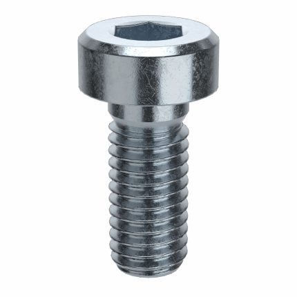Socket Head Cap Screw: M5-0.8 Thread Size, 12 mm Lg, Low-Profile Std, Zinc Plated, Steel, 100 PK