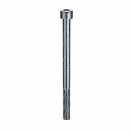 Socket Head Cap Screw: M8-1.25 Thread Size, 110 mm Lg, Std, Zinc Plated, Steel, Class 8, 50 PK