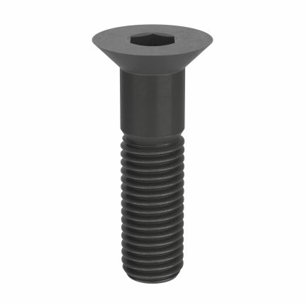 Socket Flat Head Screw: M18-2.5 Thread Size, 70 mm Lg, Flat, Black Oxide, Steel, Class 10.9, 10 PK