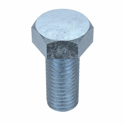 Hex Head Cap Screw: Steel, Grade 5, Zinc Plated, 5/8"-11, Coarse, 1 1/2 in lg, Made in USA*, 10 PK