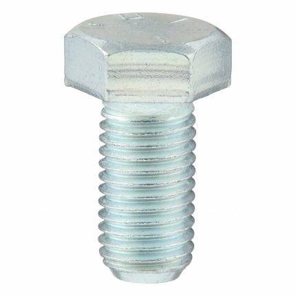 Hex Head Cap Screw: Steel, Grade 5, Zinc Plated, 3/4"-10, Coarse, 1 1/2 in lg, Made in USA*, 10 PK